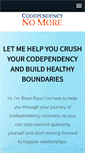 Mobile Screenshot of codependencynomore.com